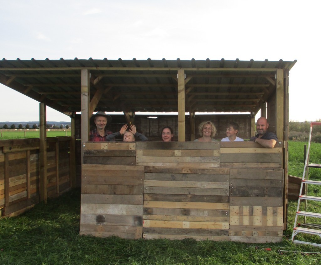 abri chantier les Jardins du Moulin à Vent